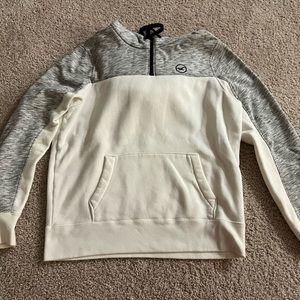 Hollister quarter zip hoodie
